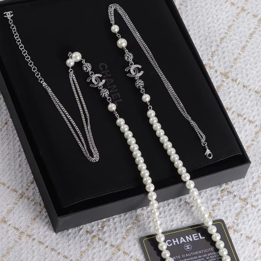 CHANE1 パールセーターチェーン【50％割引+送料無料】