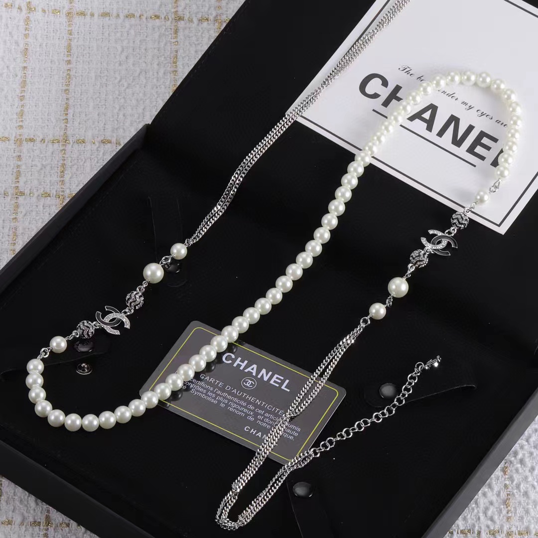 CHANE1 パールセーターチェーン【50％割引+送料無料】