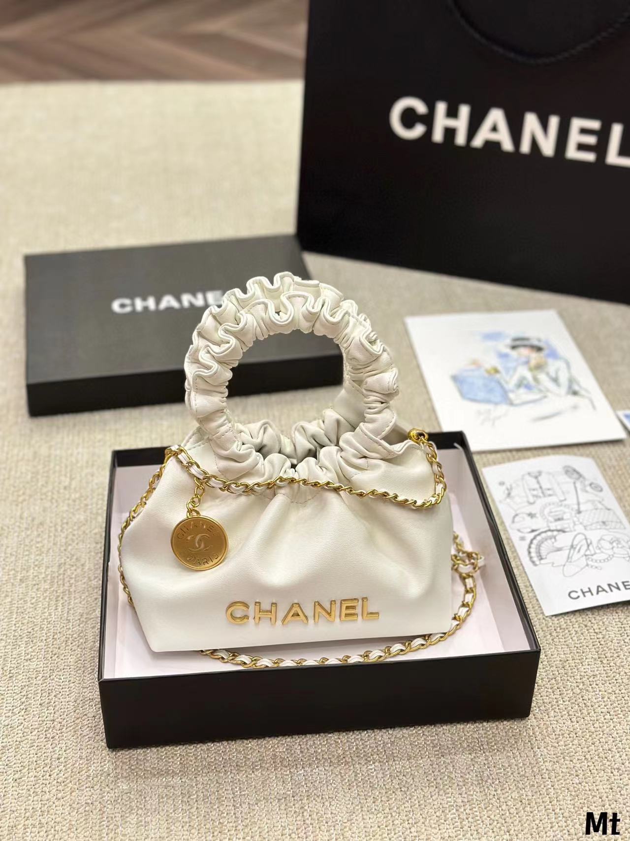 CHANE1 チェーンバケットバッグ【50％割引+送料無料】