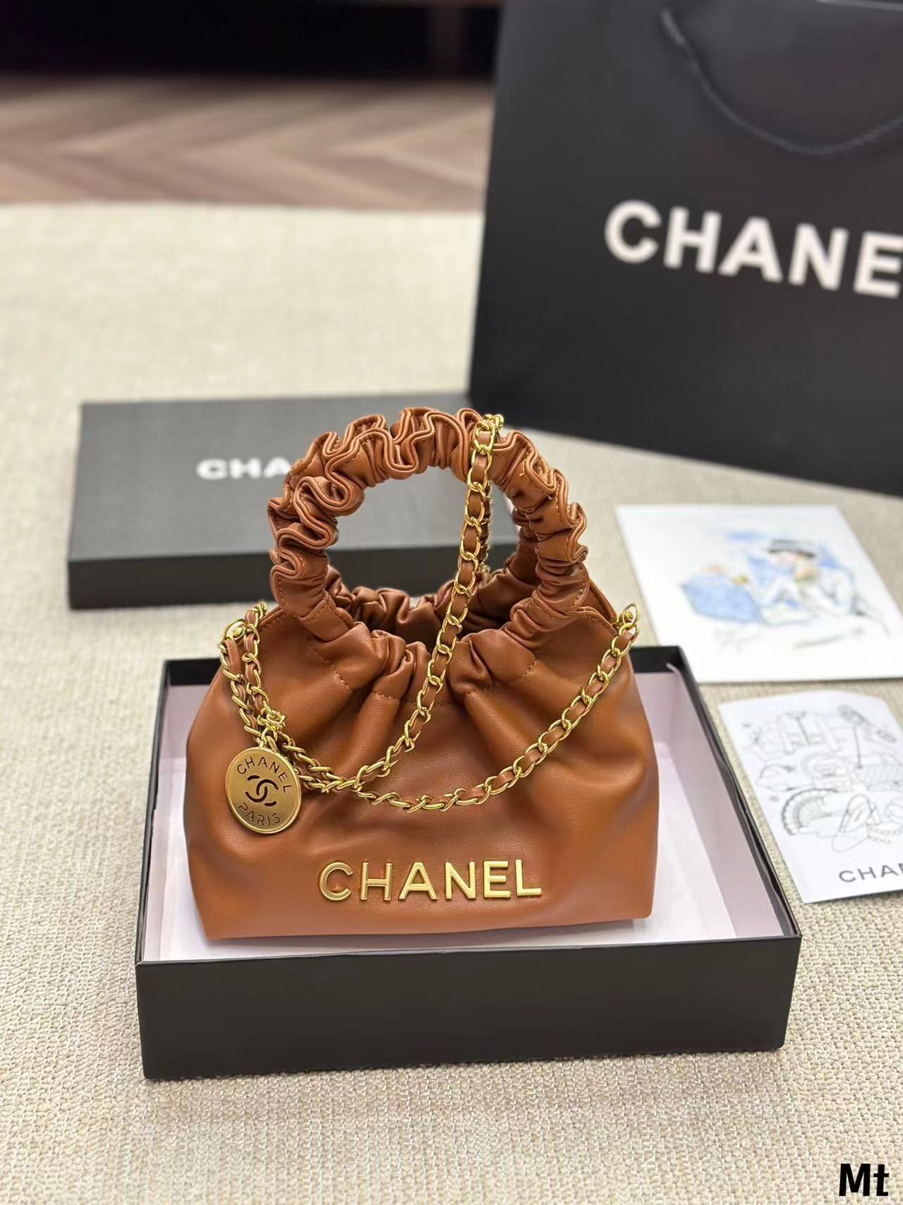 CHANE1 チェーンバケットバッグ【50％割引+送料無料】