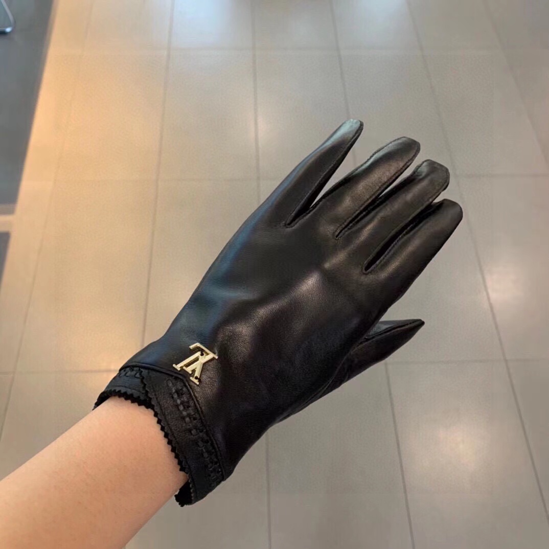 LV シンプル牛革手袋【50％割引+送料無料】