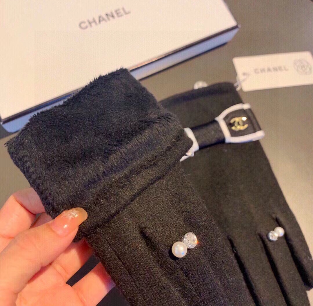 CHANE1 ウール ボウ パール グローブ【50％割引+送料無料】