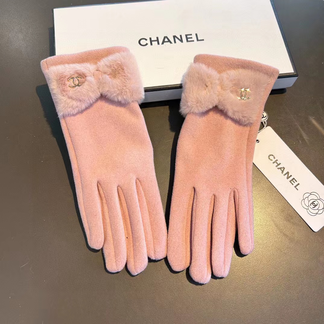 CHANE1 ファー付きシンプル手袋【50％割引+送料無料】