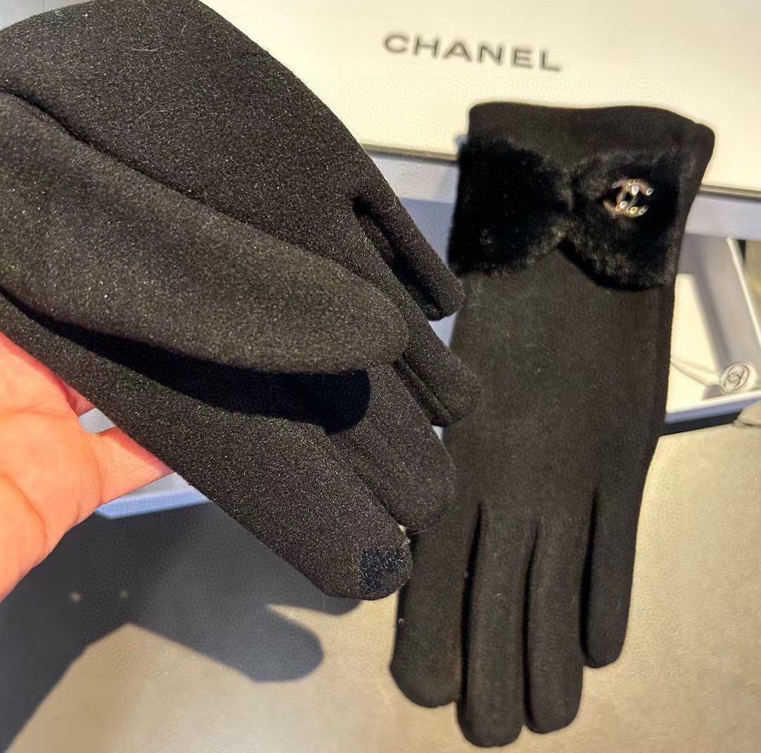CHANE1 ファー付きシンプル手袋【50％割引+送料無料】
