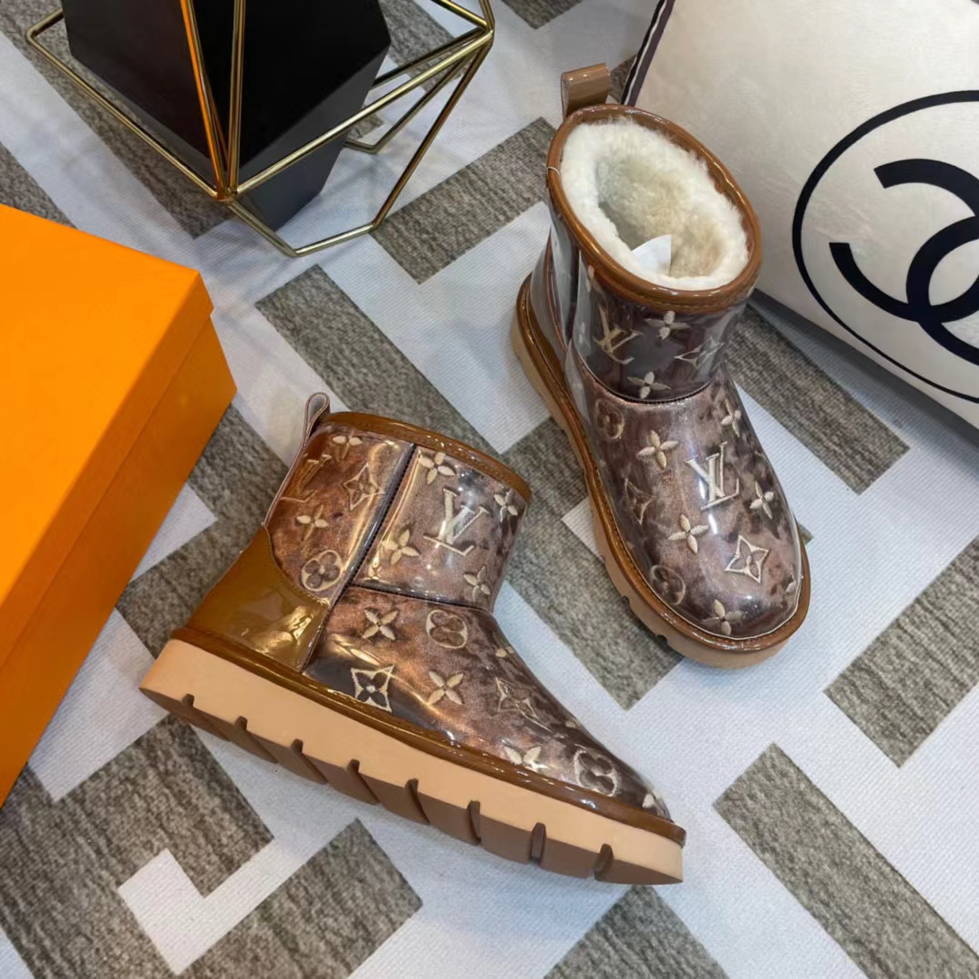 LV 高品質滑り止め老眼スノーブーツ【50％割引+送料無料】【50％割引+送料無料】
