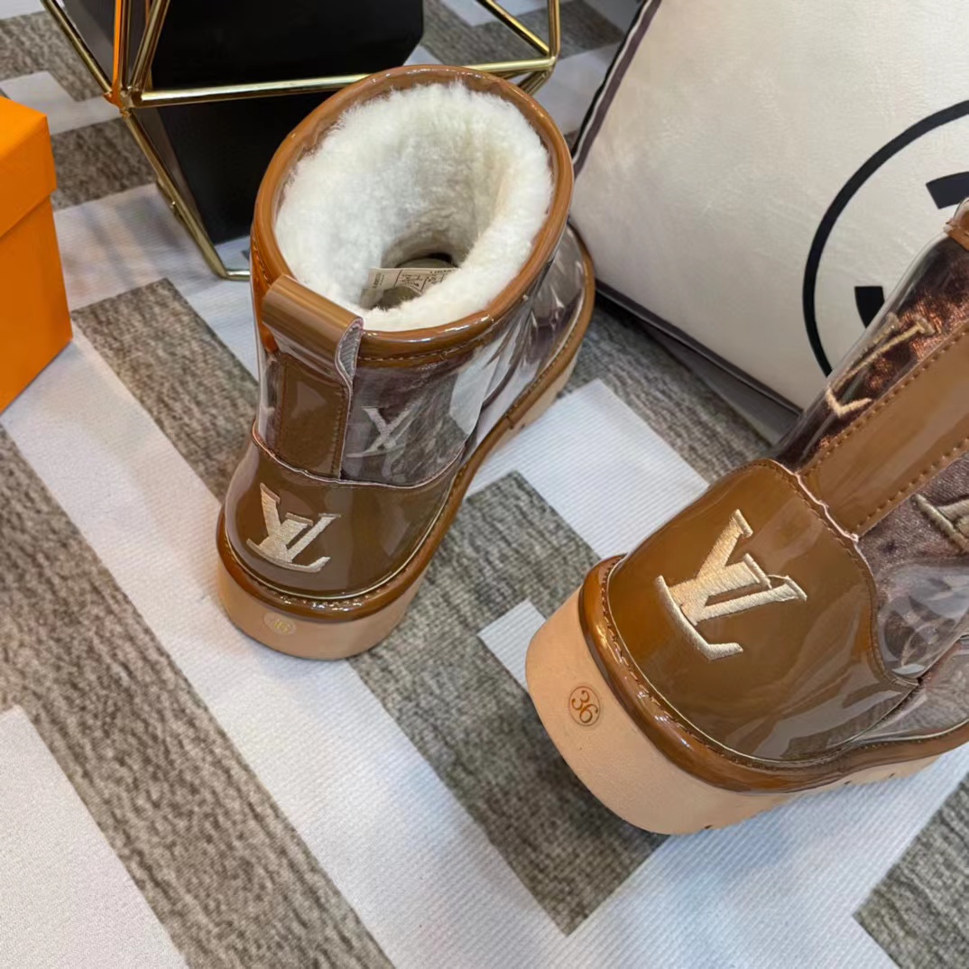 LV 高品質滑り止め老眼スノーブーツ【50％割引+送料無料】【50％割引+送料無料】