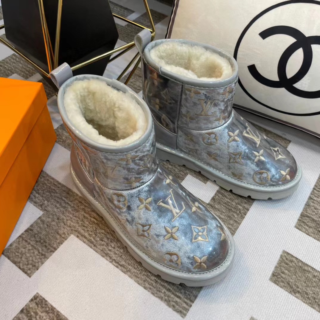 LV 高品質滑り止め老眼スノーブーツ【50％割引+送料無料】【50％割引+送料無料】