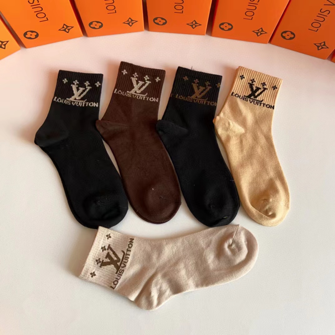 LV カシミア ソックス【50％割引+送料無料】