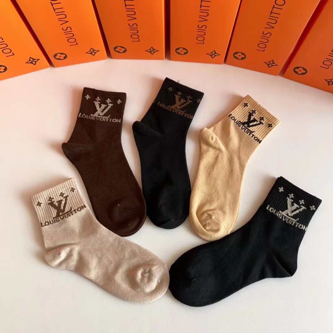 LV カシミア ソックス【50％割引+送料無料】