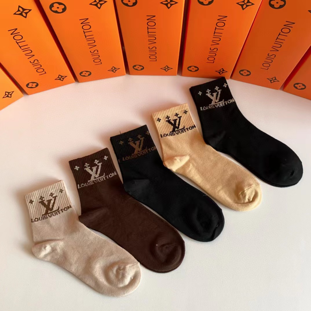 LV カシミア ソックス【50％割引+送料無料】