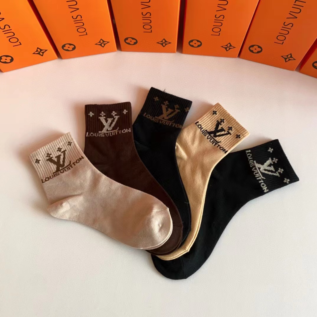 LV カシミア ソックス【50％割引+送料無料】