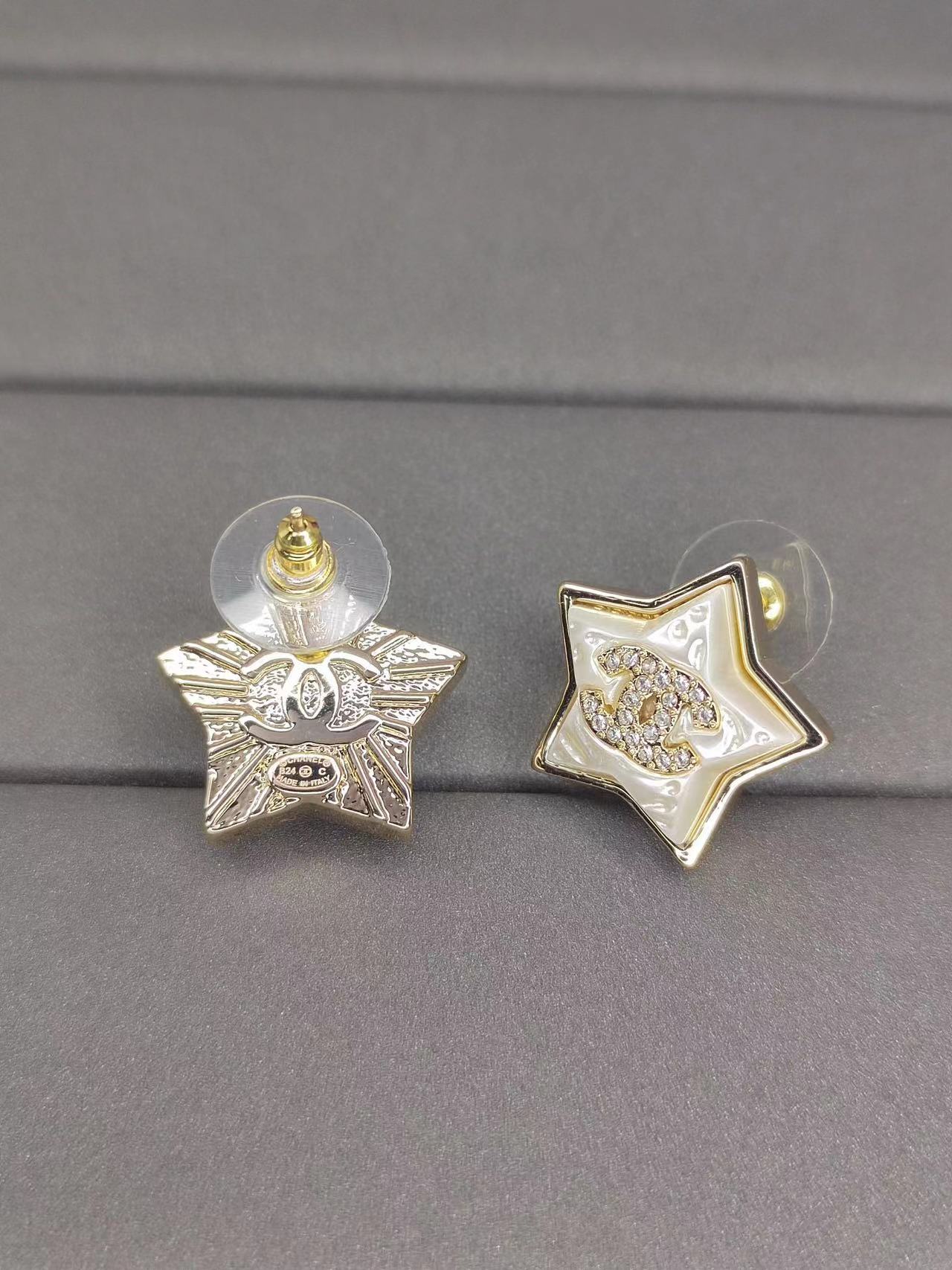 CHANE1 五芒星 ダイヤモンド スタッド ピアス【50％割引+送料無料】