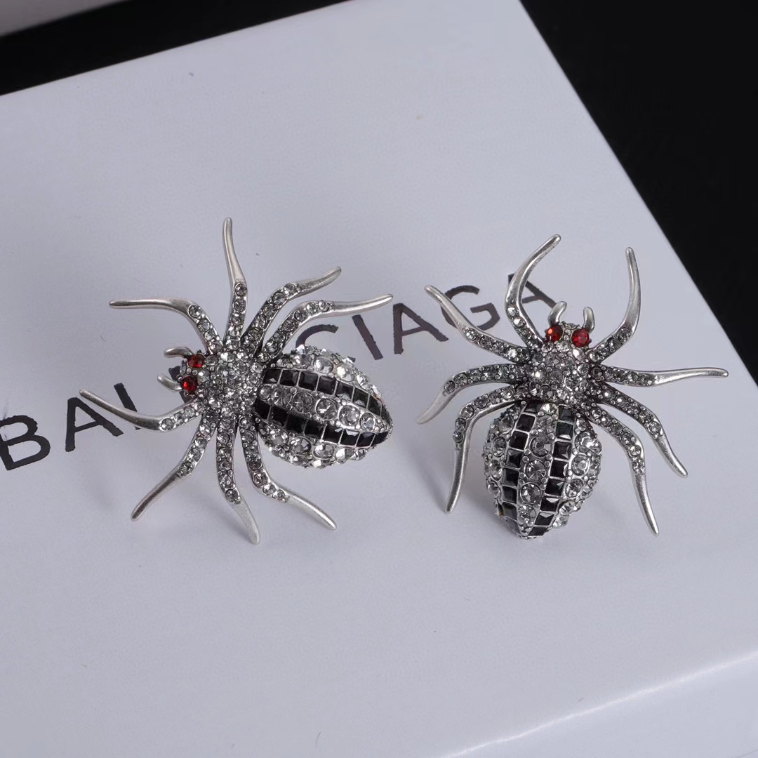BALENC1AG ダイヤモンド スパイダー イヤリング【50％割引+送料無料】