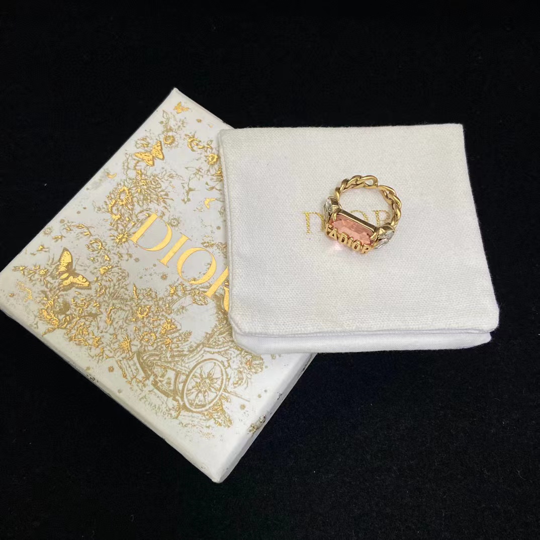 DI0R クリスタルスクエアリング【50％割引+送料無料】