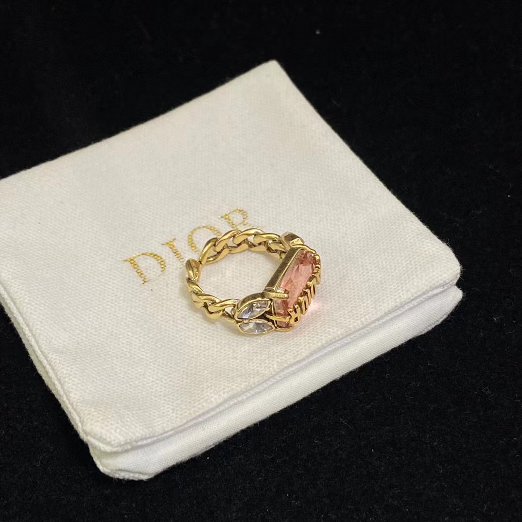 DI0R クリスタルスクエアリング【50％割引+送料無料】