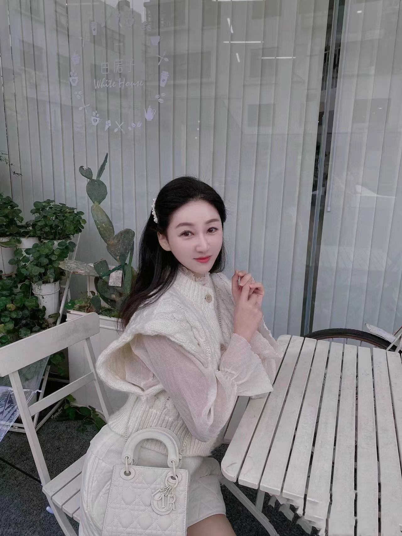 DI0R フロスト加工の 3 コンパートメント ハンドバッグ【50％割引+送料無料】