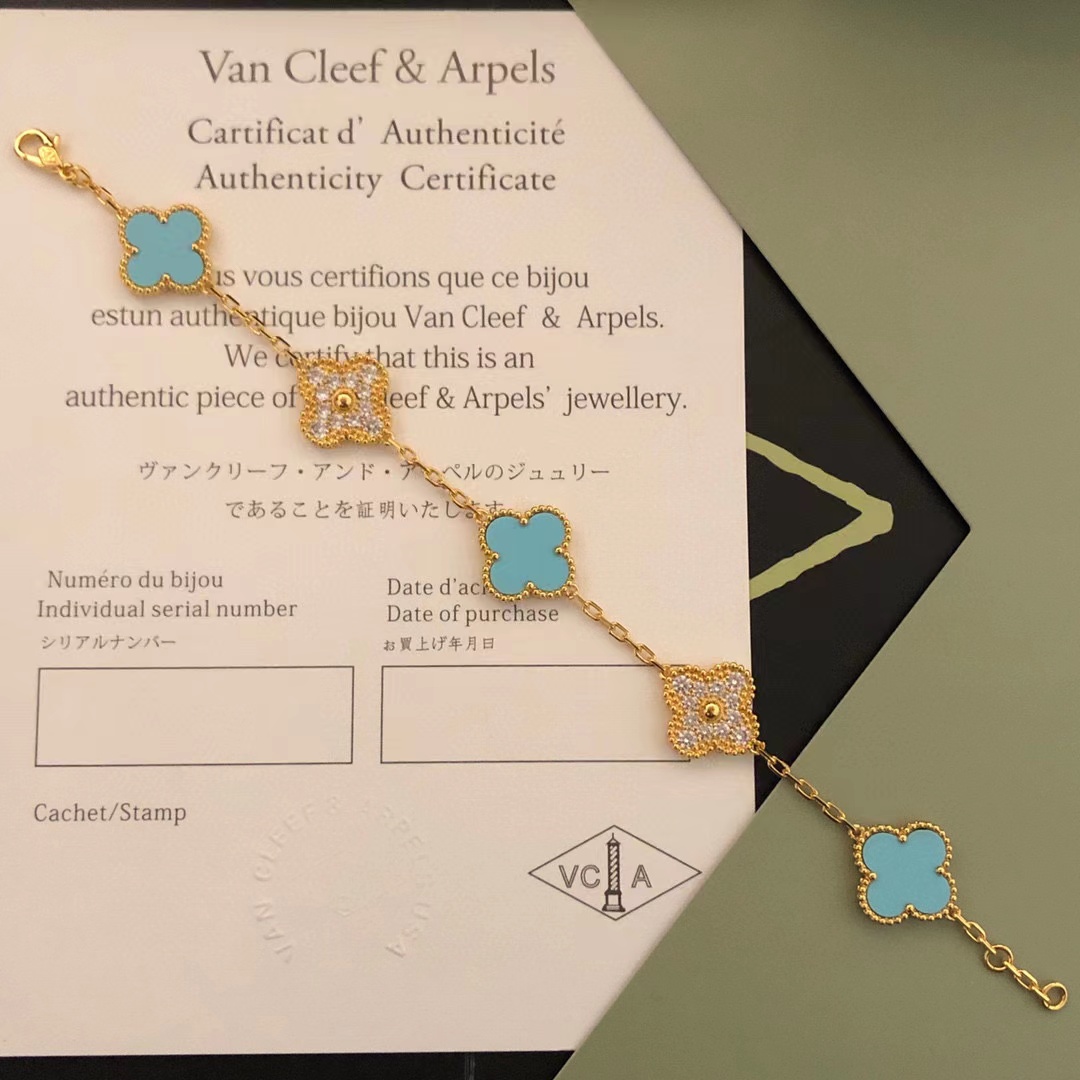 Van c1eef &Arpels五花ブレスレット【50％割引+送料無料】
