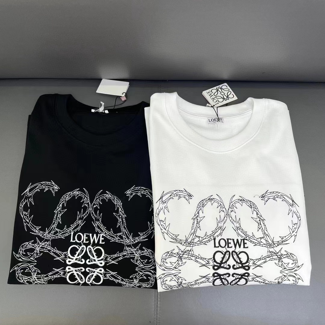 L0WEW 刺繍ロゴレターTシャツ【50％割引+送料無料】