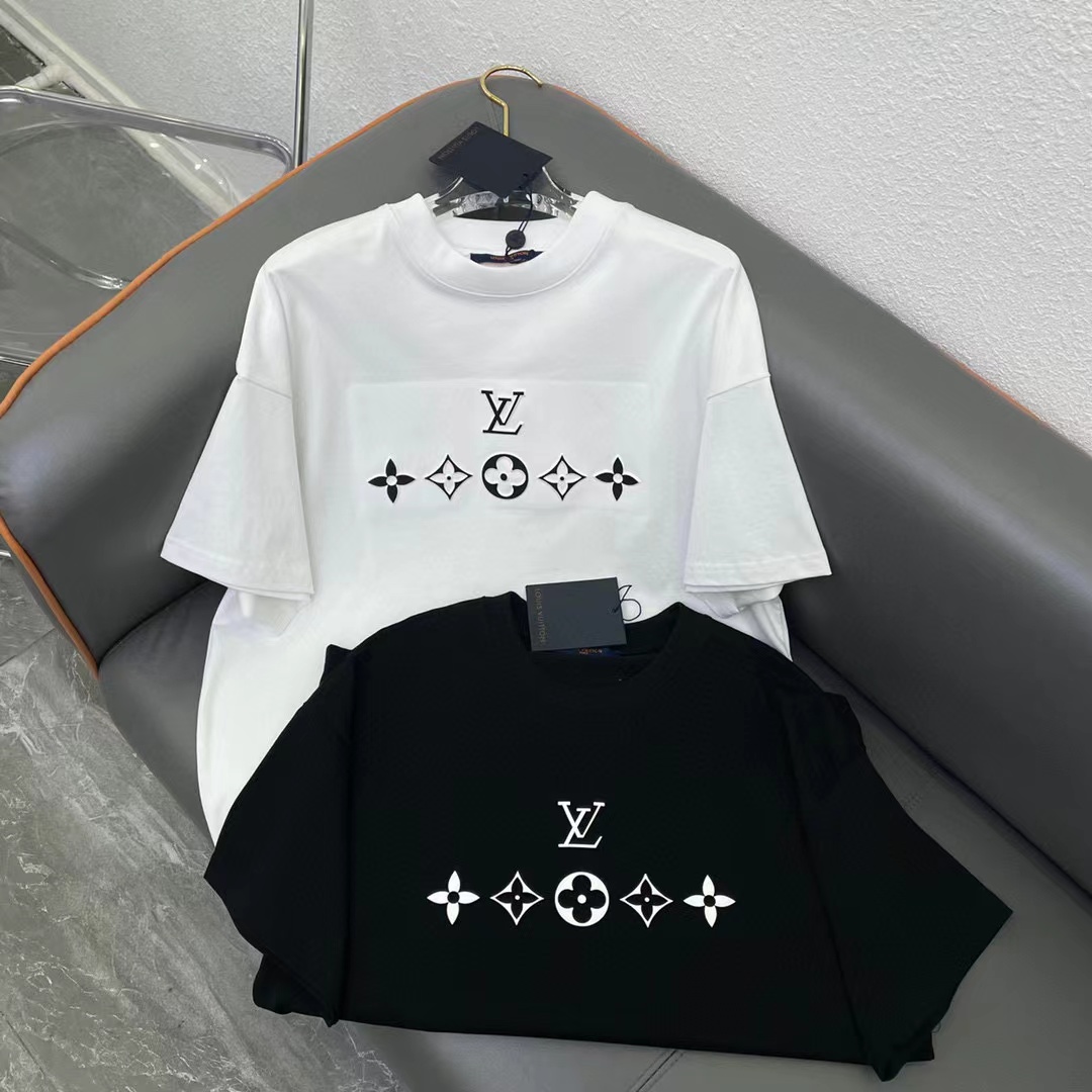 LV クラシック 老視エンボスレター T シャツ【50％割引+送料無料】