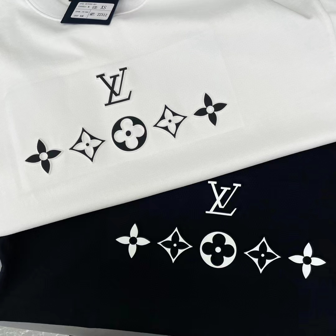 LV クラシック 老視エンボスレター T シャツ【50％割引+送料無料】