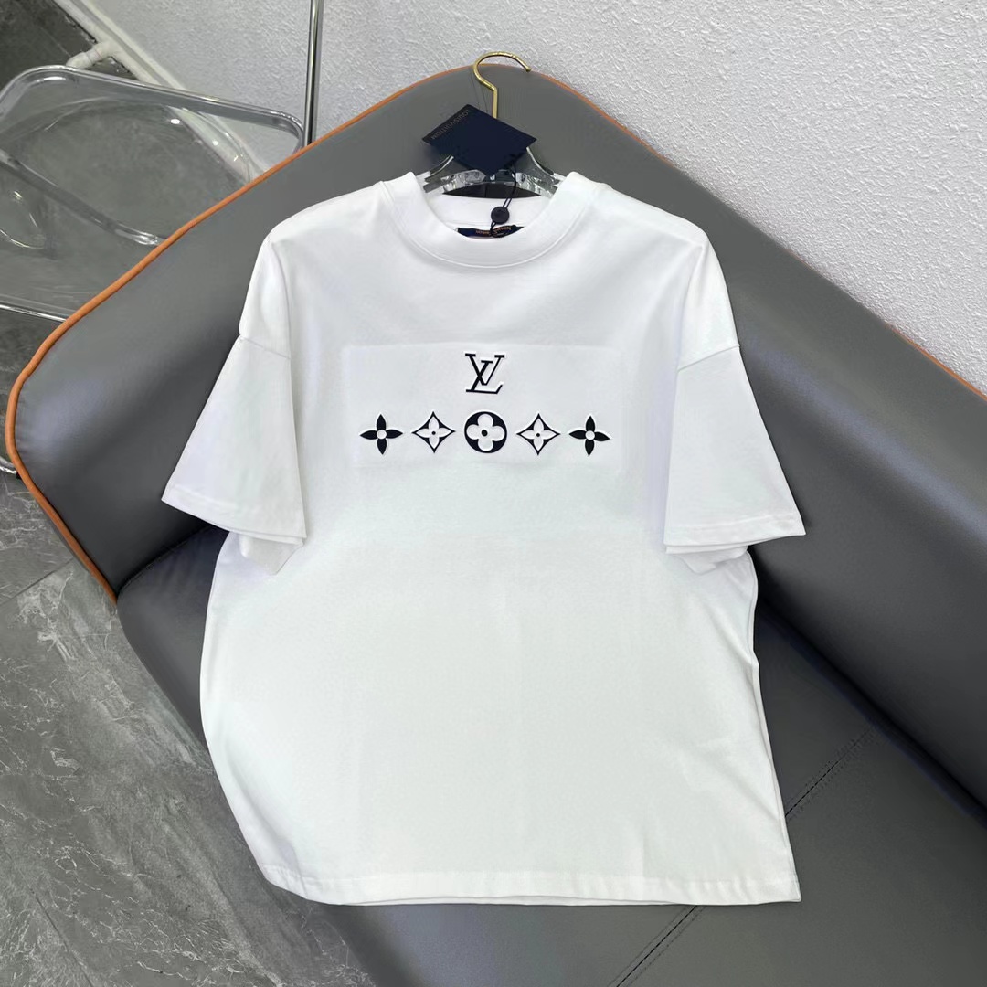 LV クラシック 老視エンボスレター T シャツ【50％割引+送料無料】