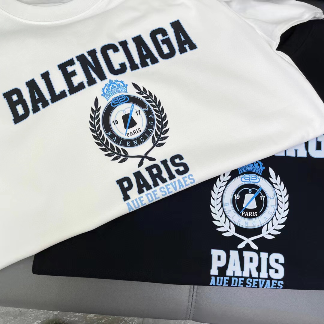 Ba1enciaga クラシックレターTシャツ【50%割引+送料無料】