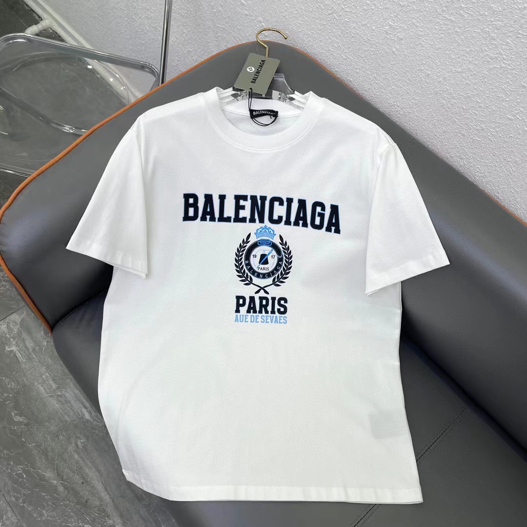 Ba1enciaga クラシックレターTシャツ【50%割引+送料無料】