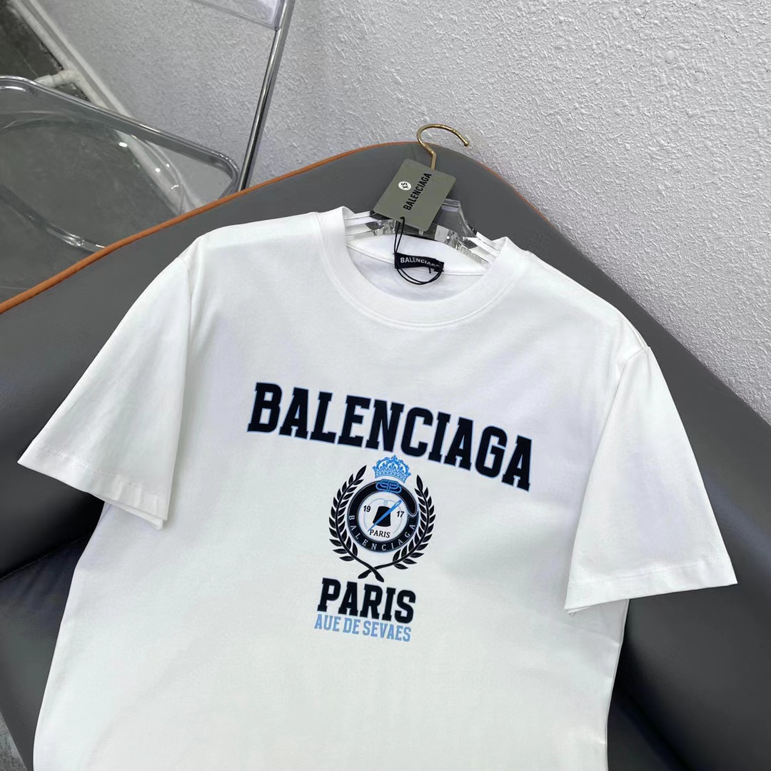 Ba1enciaga クラシックレターTシャツ【50%割引+送料無料】