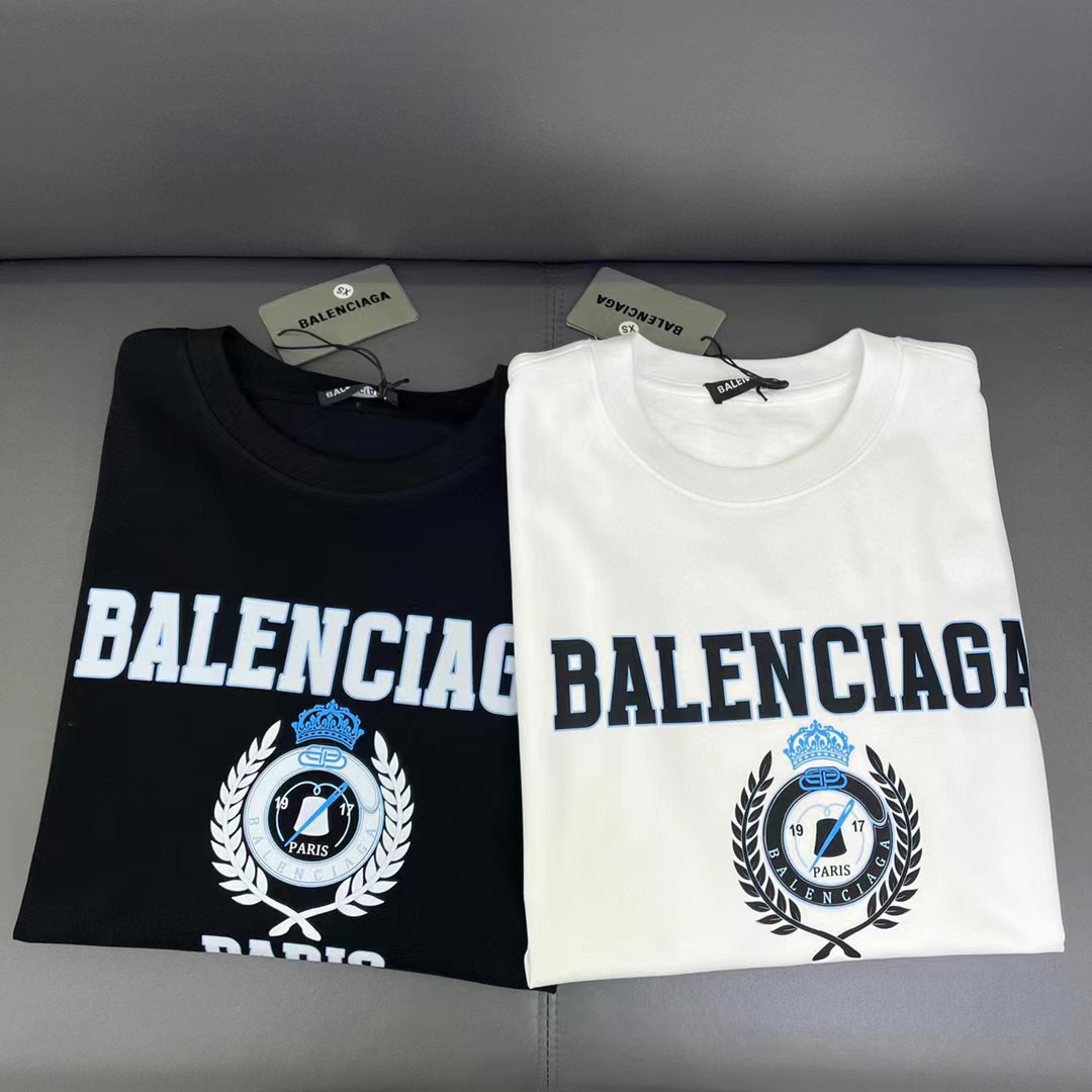 Ba1enciaga クラシックレターTシャツ【50%割引+送料無料】