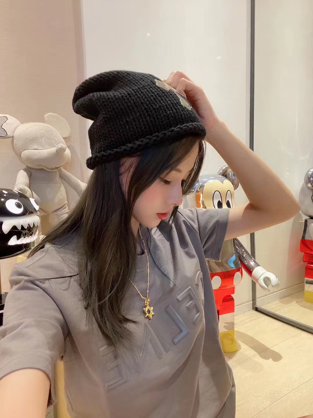 CEL1NE シンプル立体レターTシャツ【50％割引+送料無料】