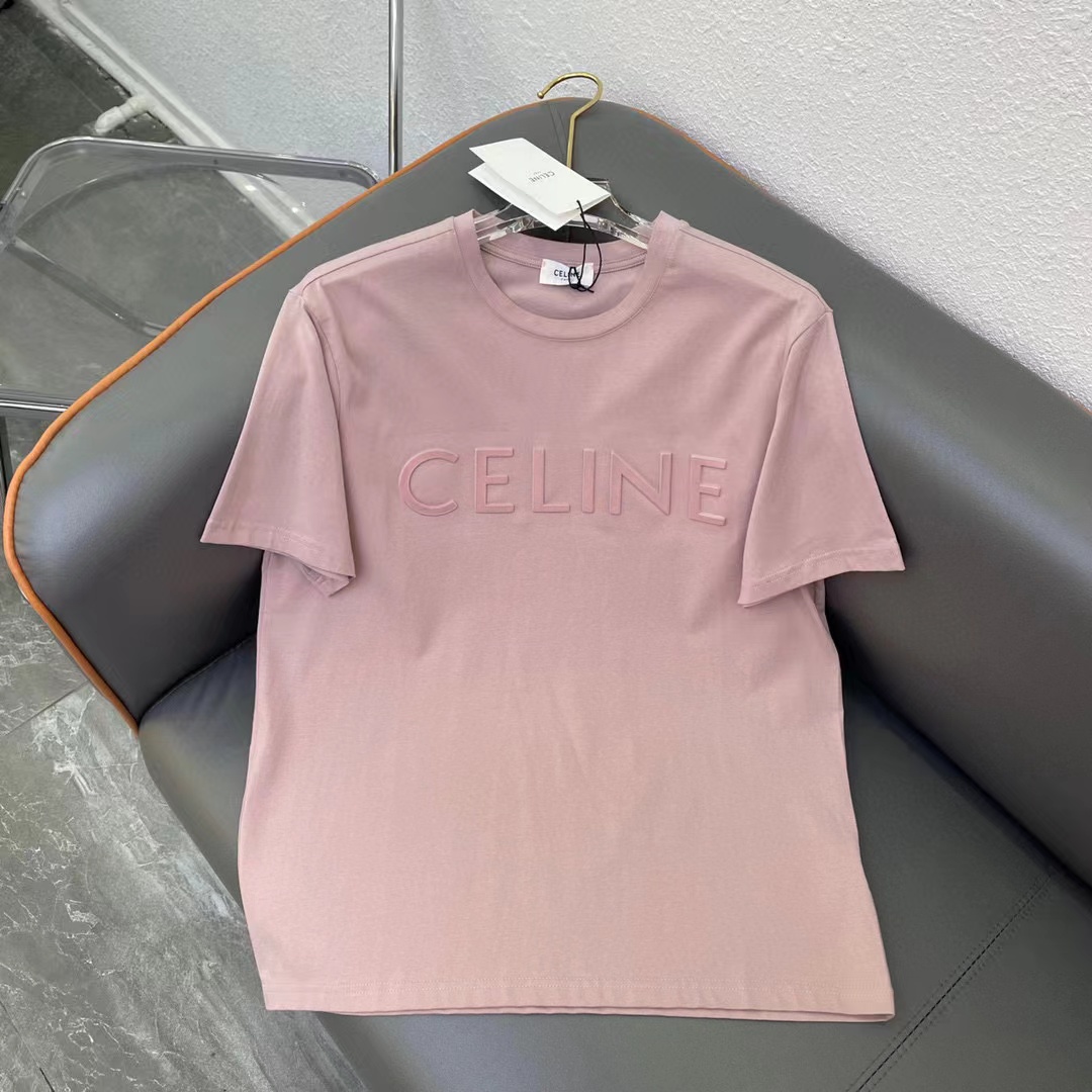 CEL1NE シンプル立体レターTシャツ【50％割引+送料無料】