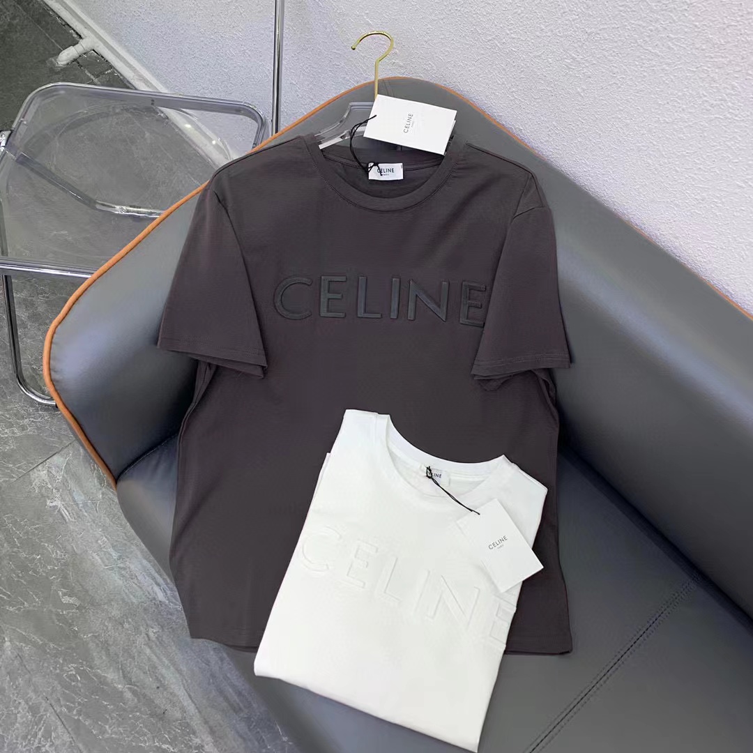 CEL1NE シンプル立体レターTシャツ【50％割引+送料無料】