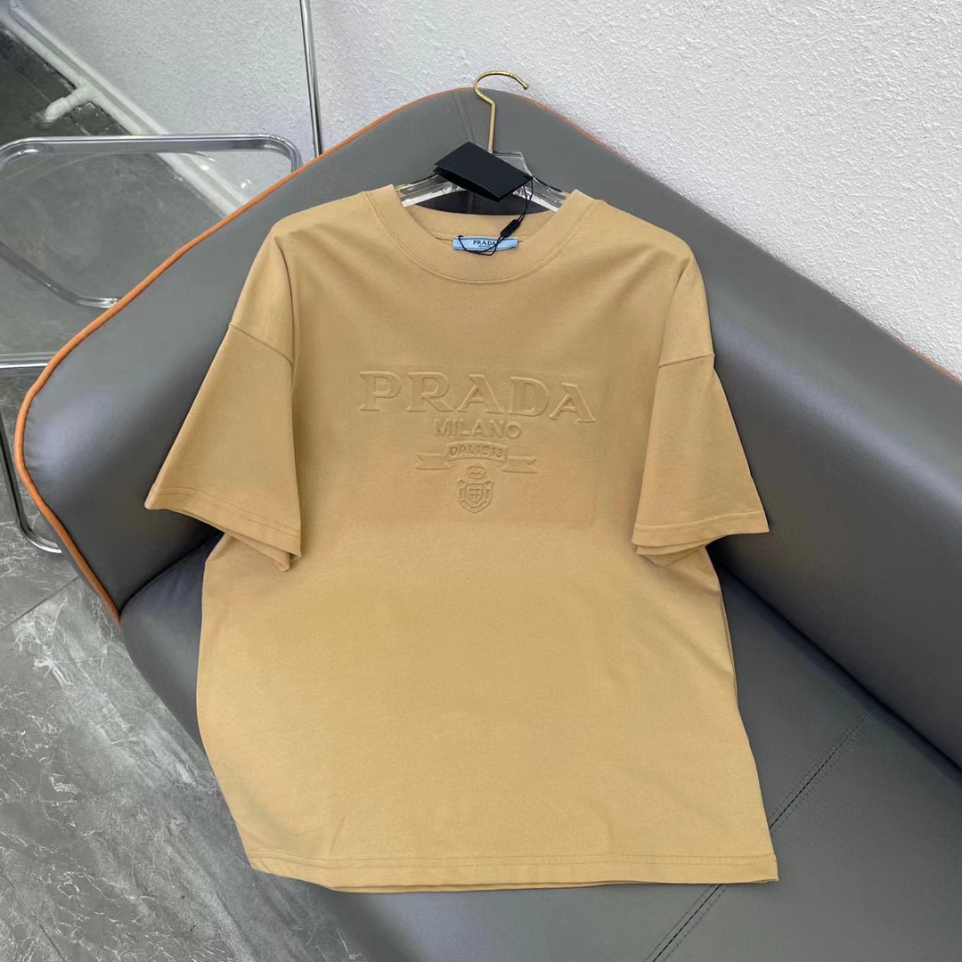 PR4DA 高品質立体エンボス文字柄 Tシャツ【50％割引+送料無料】