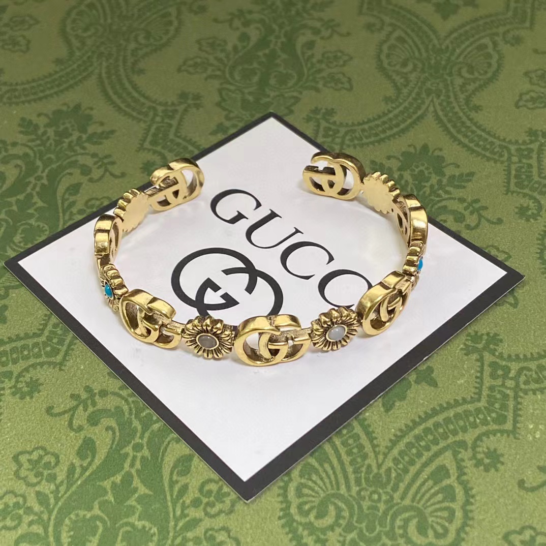 GUCC1 フラワーブレスレット【50％割引+送料無料】