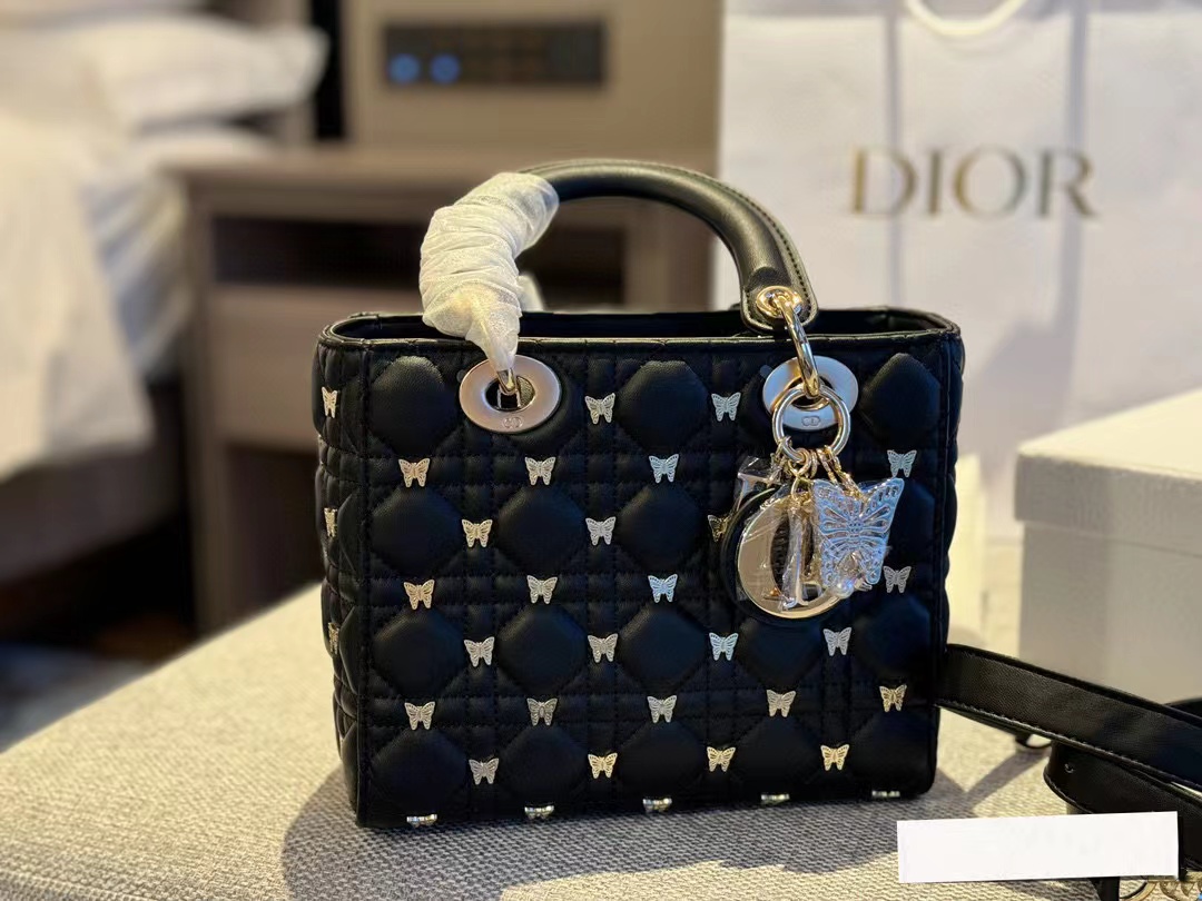 DI0R バタフライ ハンドバッグ【50％割引+送料無料】【50％割引+送料無料】