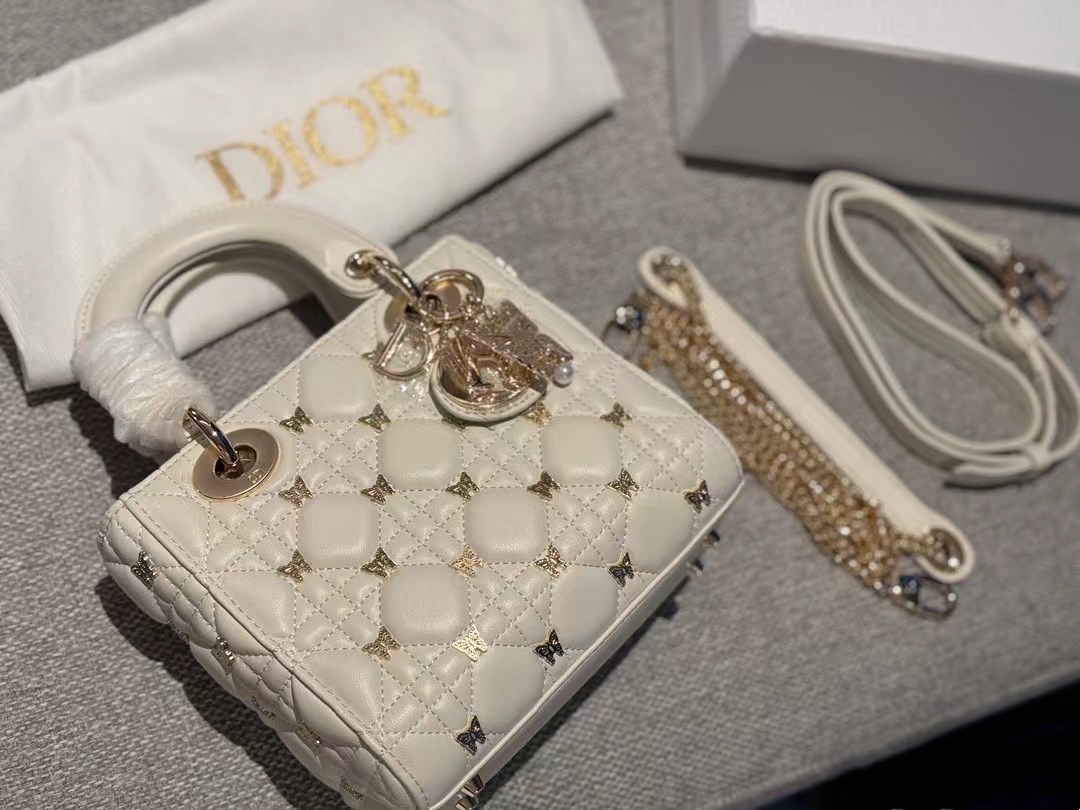 DI0R バタフライ ハンドバッグ【50％割引+送料無料】【50％割引+送料無料】