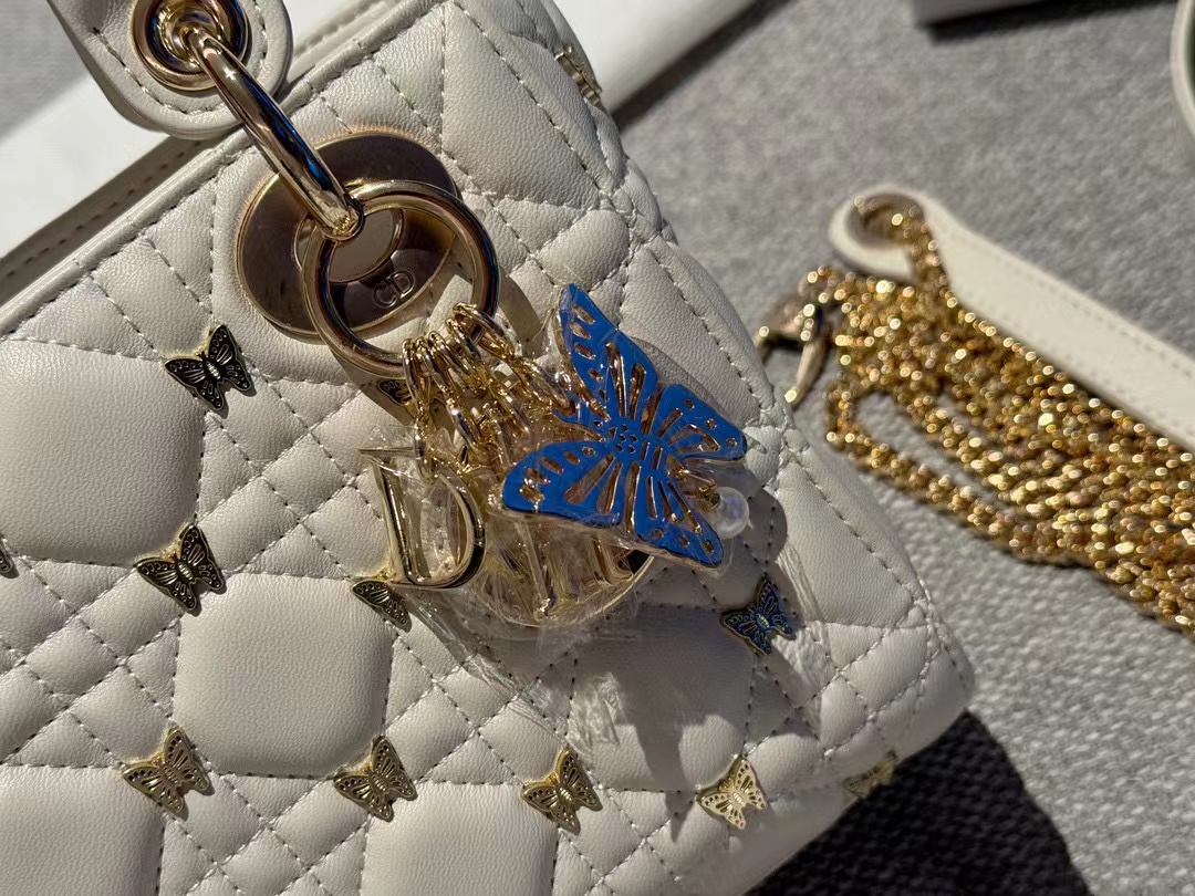 DI0R バタフライ ハンドバッグ【50％割引+送料無料】【50％割引+送料無料】