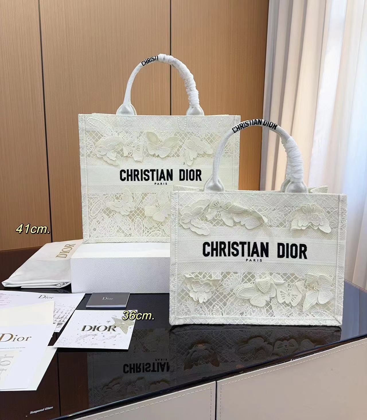 DI0R 中空レースショッピングバッグ【50％割引+送料無料】