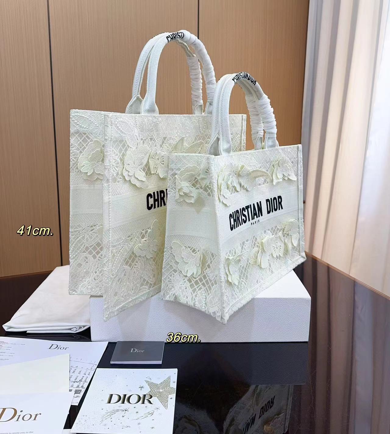 DI0R 中空レースショッピングバッグ【50%割引+送料無料】