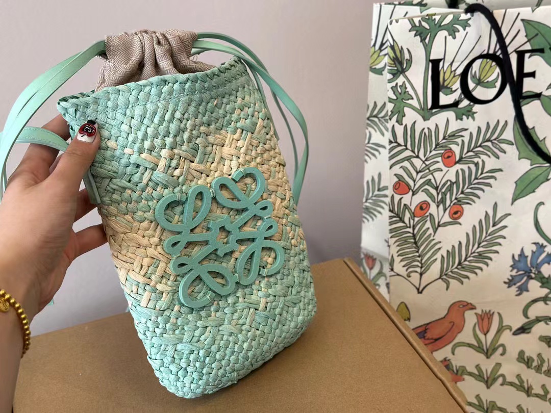 LOWEW ラフィア 携帯電話バッグ【50％割引+送料無料】