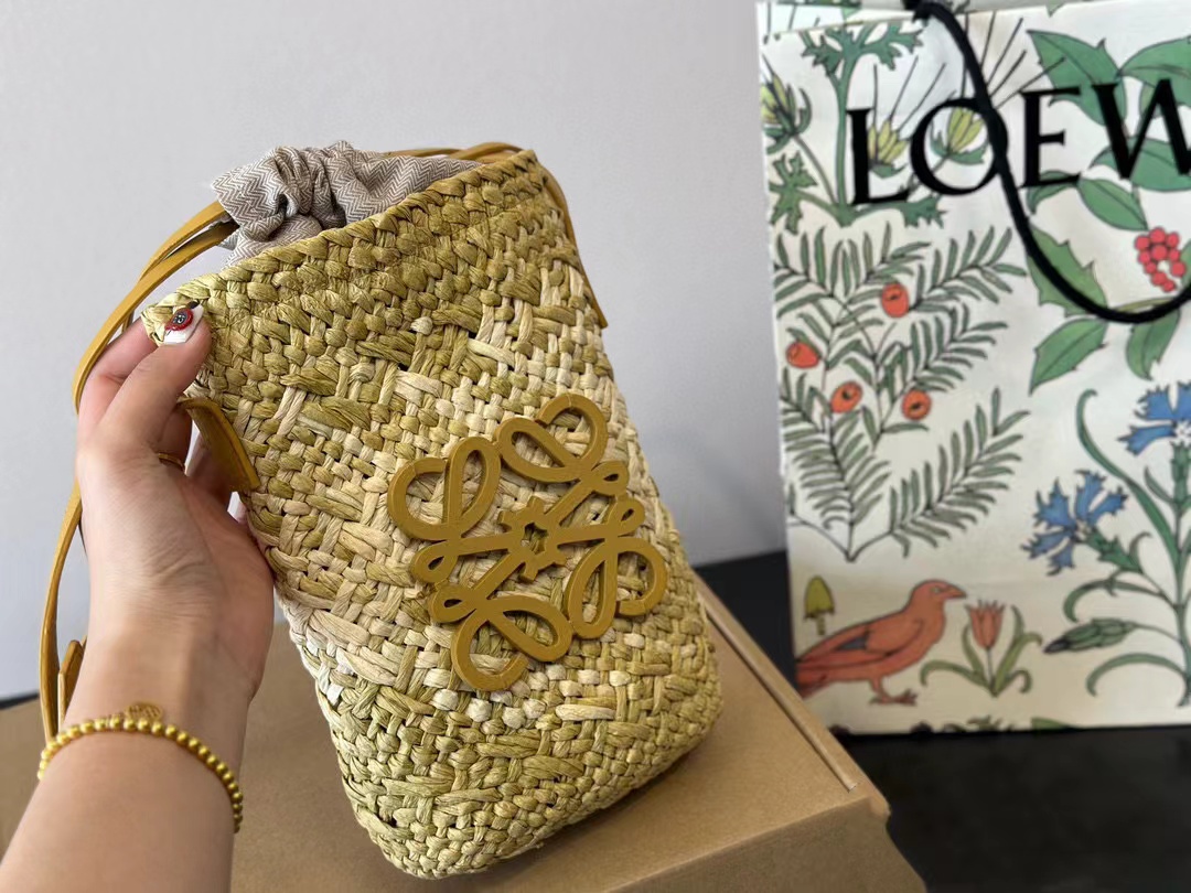 LOWEW ラフィア 携帯電話バッグ【50％割引+送料無料】