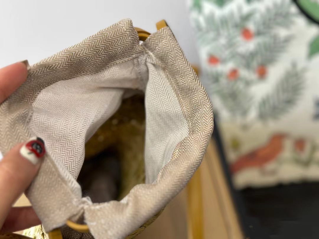 LOWEW ラフィア 携帯電話バッグ【50％割引+送料無料】