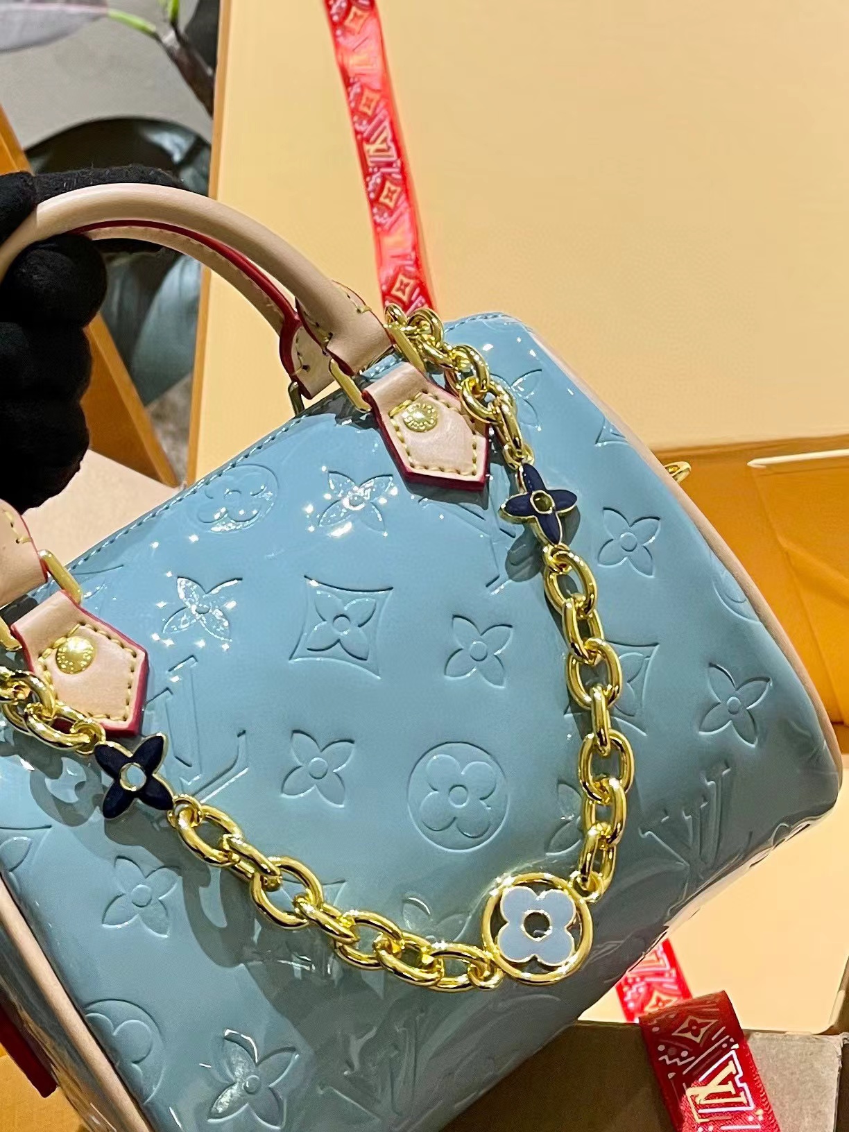 LV Nano mini チェーンハンドバッグ【50％割引+送料無料】