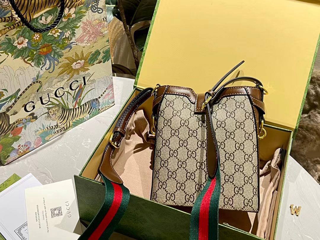 GUCC1 Ancora バケツバッグ【50％割引+送料無料】