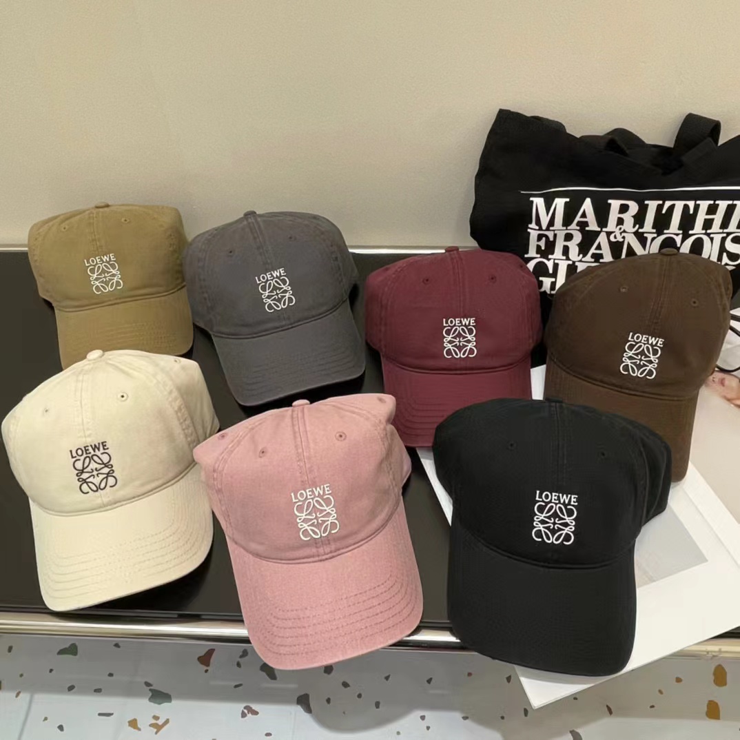 L0WEW シンプルなロゴ刺繍ベースボールキャップ【 50％割引+送料無料】