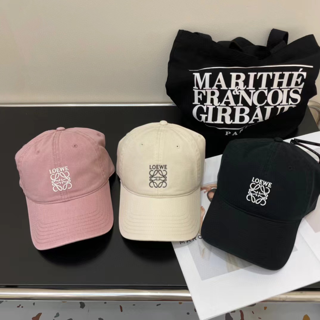 L0WEW シンプルなロゴ刺繍ベースボールキャップ【 50％割引+送料無料】