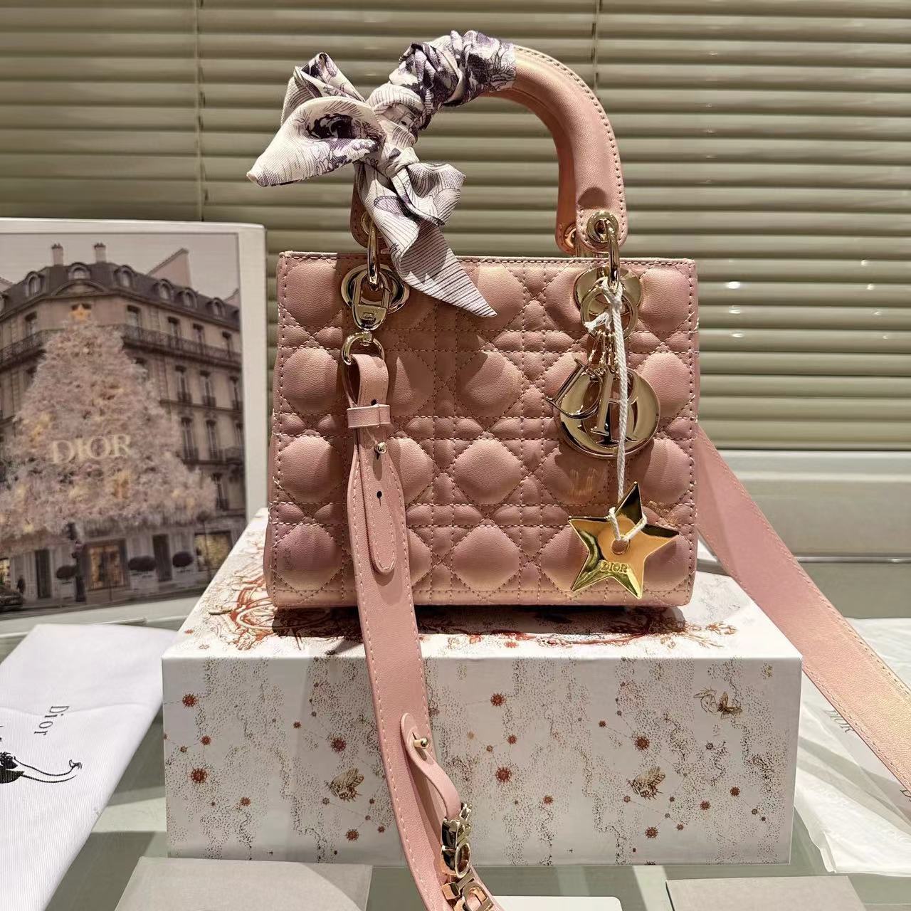 DI0R Lady 4つのコンパートメントのハンドバッグ【50％割引+送料無料】