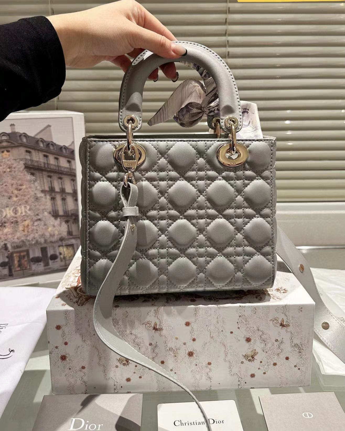 DI0R Lady 4つのコンパートメントのハンドバッグ【50％割引+送料無料】