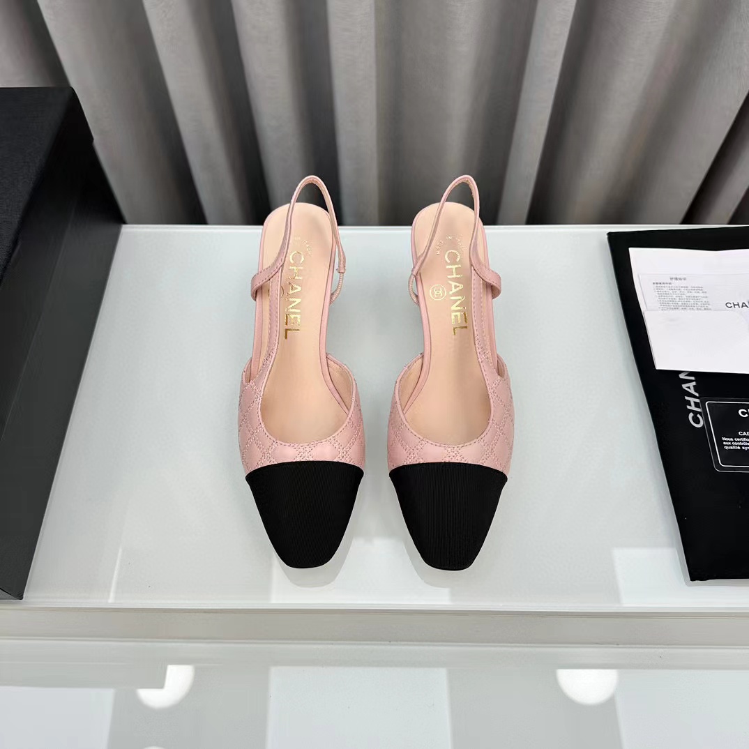 CHANE1 高品質slingback  ハイヒール【50％割引+送料無料】