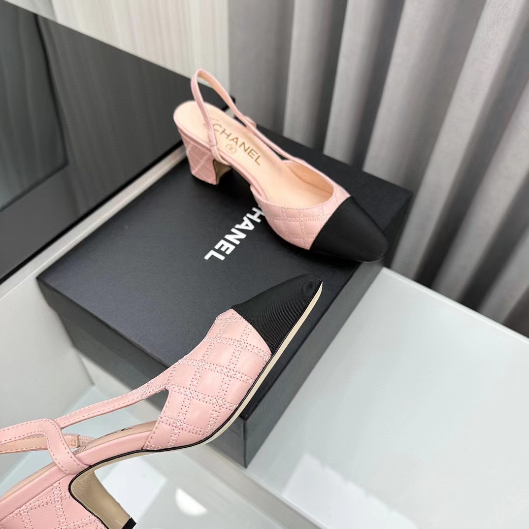 CHANE1 高品質slingback  ハイヒール【50％割引+送料無料】